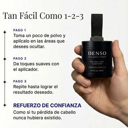 Denso™ aumenta tu confianza y densidad capilar
